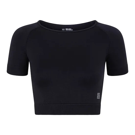 SLKY Activewear Logo Crop Top - Glamr Gear