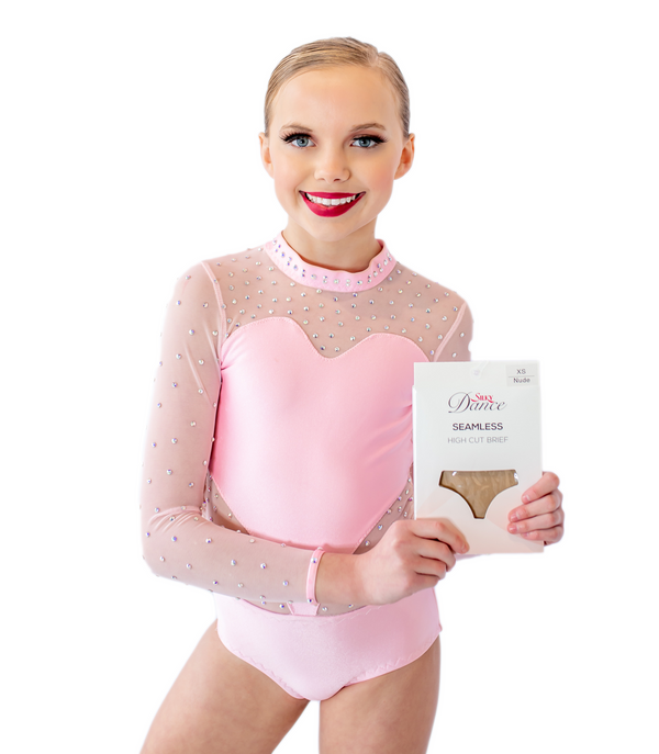 Silky Dance Seamless High Cut Brief - Glam'r Gear