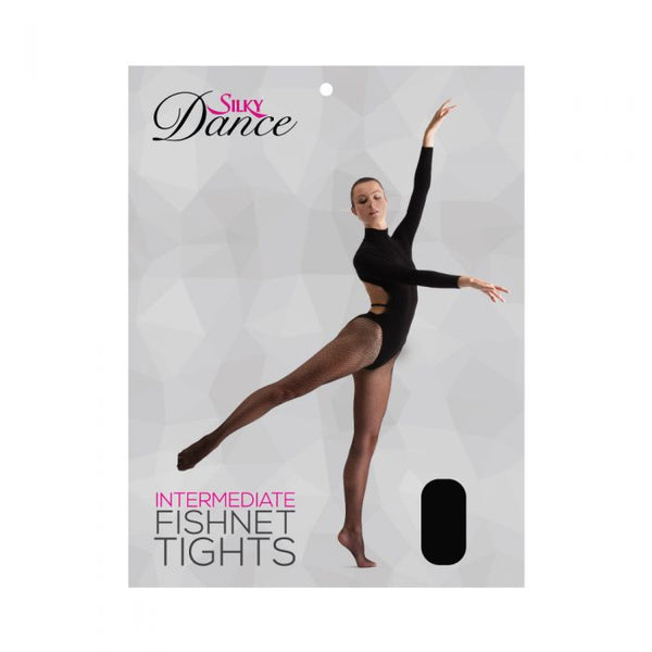 Silky Dance Fishnet Tights - Black - Glam'r Gear