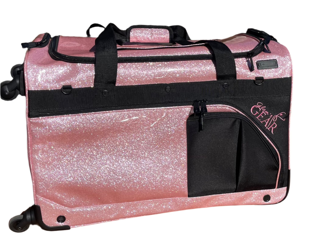 Glam'r Gear® Mobile Changing Station™ Dance Duffel Bag with Built-In uHide® Rack - Glamr Gear