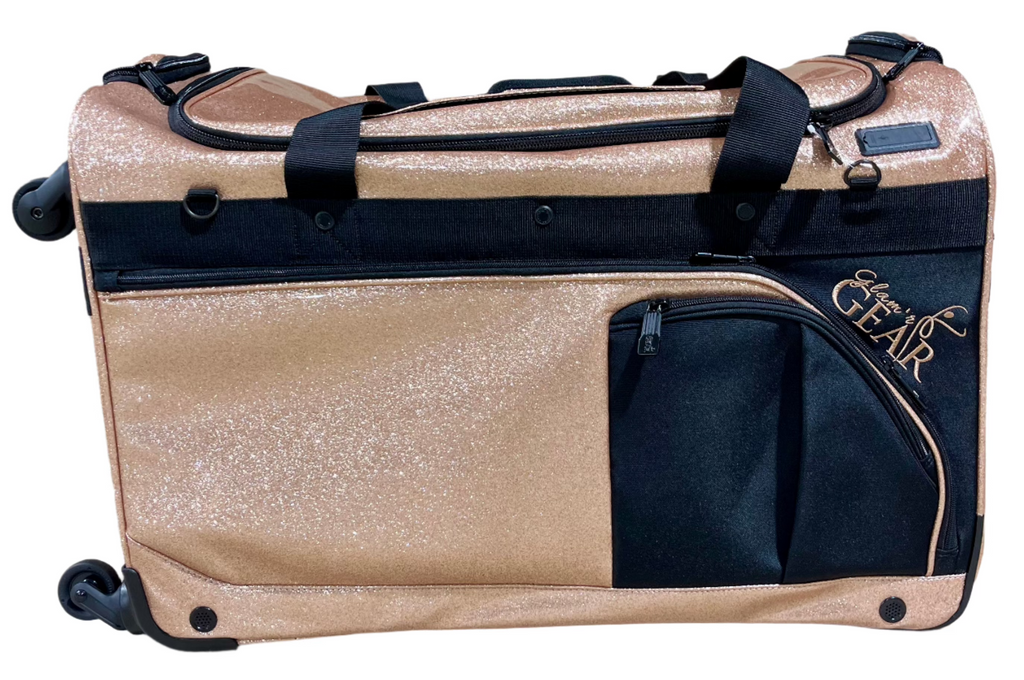 Glam'r Gear® Mobile Changing Station™ Dance Duffel Bag with Built-In uHide® Rack