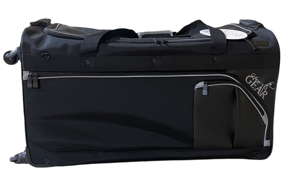 Glam'r Gear® Mobile Changing Station™ Dance Duffel Bag with Built-In uHide® Rack - Glamr Gear