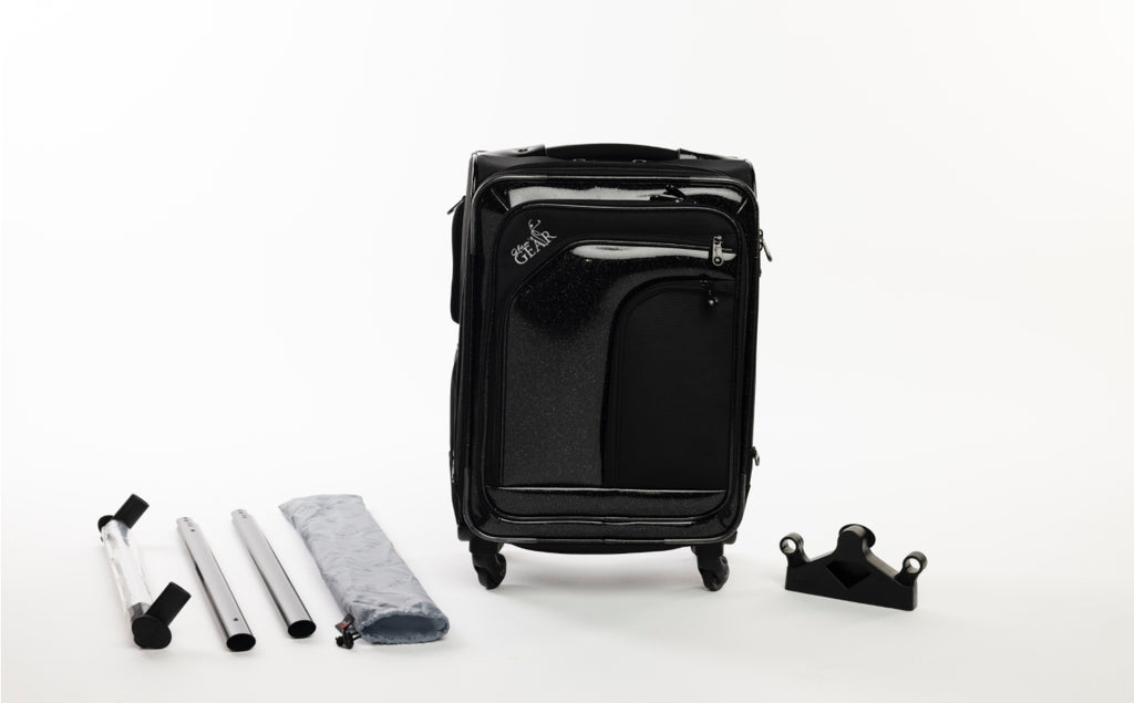 Glam'r Gear® Solo™ Carry-On with uHide® Extendable Garment Rack