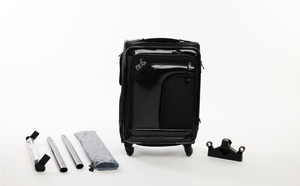 glamour gear Glam'r Gear® Solo™ Carry-On with uHide® Extendable Garment Rack (New S– Glamr Gear