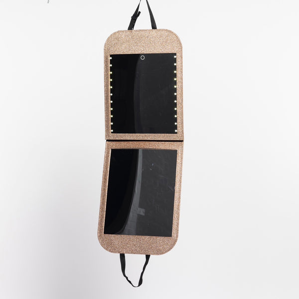 LED Folding Double Glam'r Mirror (NEW & Larger!) - Glamr Gear