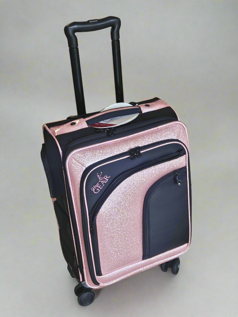 Glam'r Gear® Solo™ Carry-On with uHide® Extendable Garment Rack (New Style!) - Glamr Gear