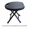 Jr Black Super Sturdy Folding Stool - Glamr Gear (discontinued)