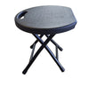 Black Super Sturdy Folding Stool