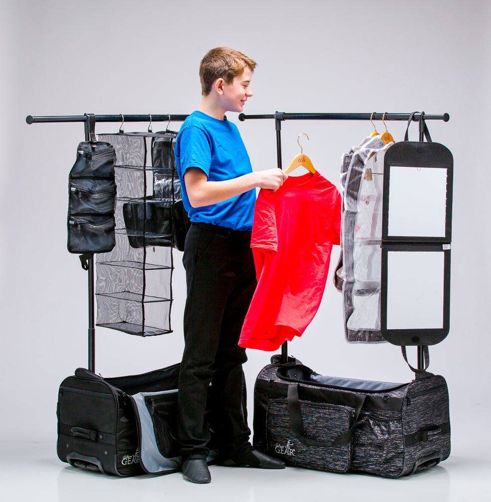 Demi™ XL, The Foldable Changing Station™ with Extendable Garment Rack ...