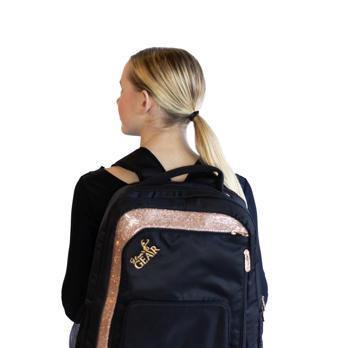 glam rock mini city backpack Glam’r Gear Backpack – The Everyday Dance Essential Glitter Black with Fannie Pack