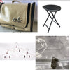 Accessory Bundle (Stool w/cover, Cosmetics Bag, Transparent Long Garment Bag, and 3 Metal Hangers) - Glamr Gear