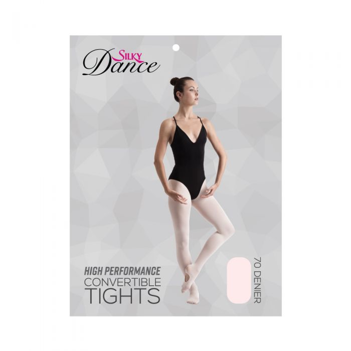 Silky Dance High Perf Convertible Tights - Theatrical Pink