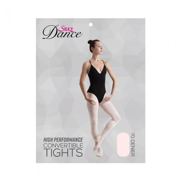 Silky Dance High Perf Convertible Tights - Theatrical Pink - Glam'r Gear